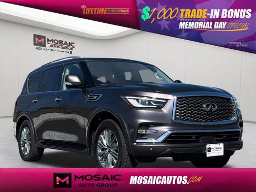 Anthracite Gray 2024 INFINITI QX80 Luxe