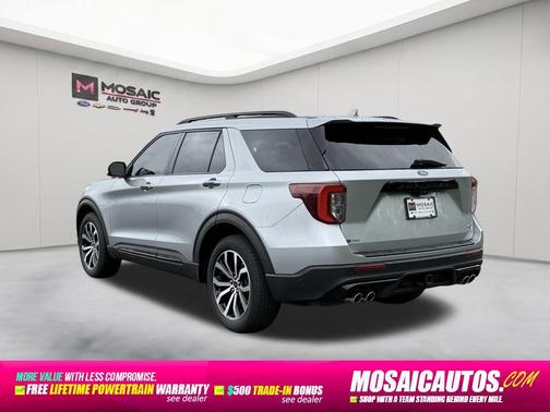 Iconic Silver Metallic 2020 Ford Explorer ST