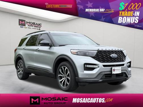 Iconic Silver Metallic 2020 Ford Explorer ST
