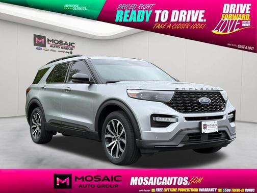 Iconic Silver Metallic 2020 Ford Explorer ST