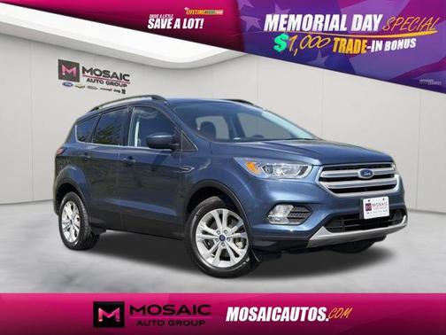 Blue 2018 Ford Escape SEL