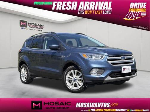 Blue 2018 Ford Escape SEL