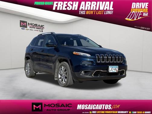 Patriot Blue Pearlcoat 2018 Jeep Cherokee Limited