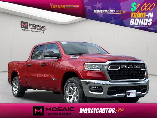 Molten Red Pearlcoat 2026 RAM 1500 Big Horn/Lone Star