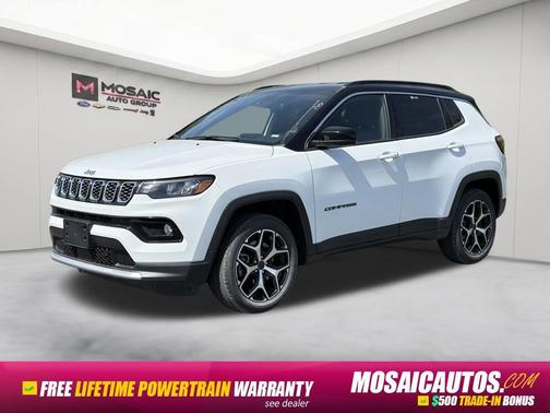 Bright White Clearcoat 2025 Jeep Compass Limited