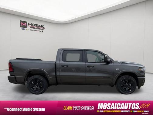 Granite Crystal Metallic Clearcoat 2026 RAM 1500 Big Horn/Lone Star
