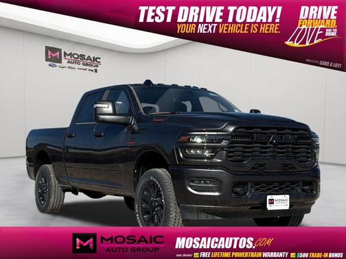 Granite Crystal Metallic Clearcoat 2026 RAM 3500 Big Horn Crew Cab 4x4 6'4' Box