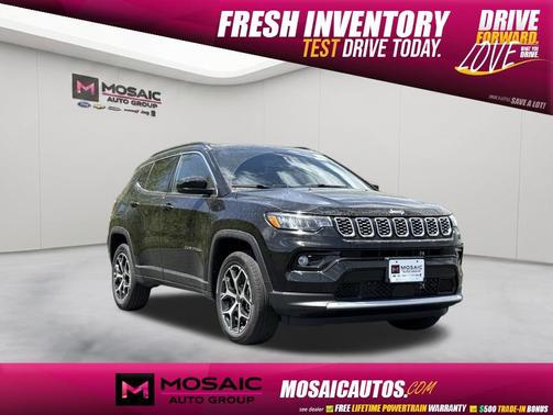 Diamond Black Crystal Pearlcoat 2026 Jeep Compass Limited