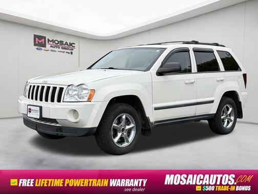 Stone White Clearcoat 2007 Jeep Grand Cherokee Laredo