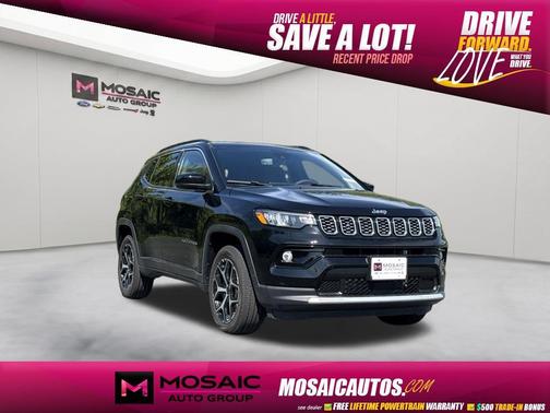 Diamond Black Crystal Pearlcoat 2026 Jeep Compass Limited