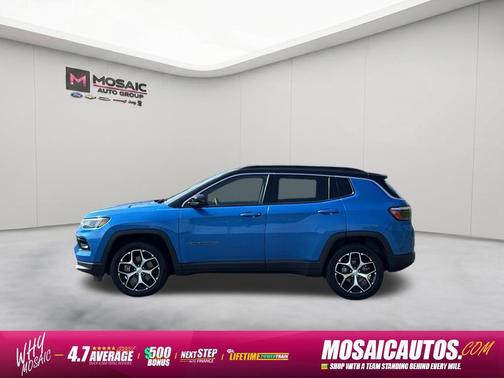 Hydro Blue Pearlcoat 2024 Jeep Compass Limited