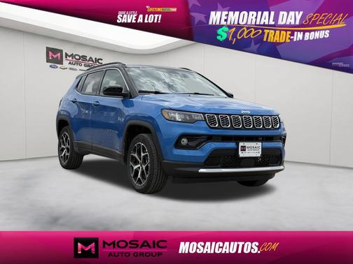 Hydro Blue Pearlcoat 2026 Jeep Compass Limited