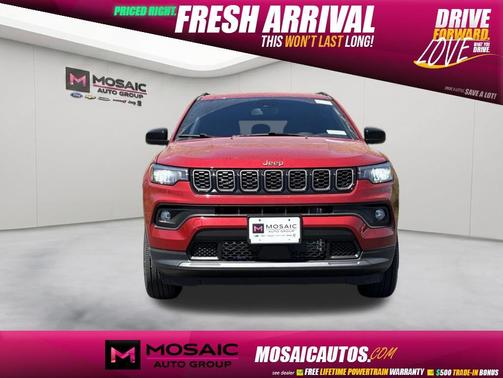 Red Hot Pearlcoat 2026 Jeep Compass Latitude