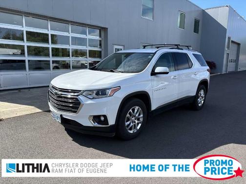 Summit White 2018 Chevrolet Traverse LT Cloth