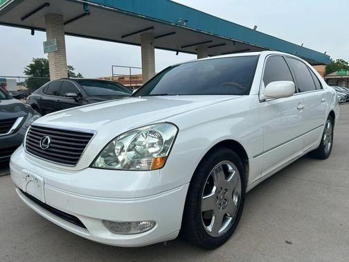 Crystal White 2002 Lexus LS 430 Base