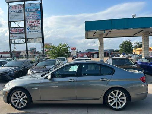 Gray 2011 BMW 535 535i Sedan 4D