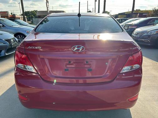 Boston Red Metallic 2017 Hyundai Accent SE