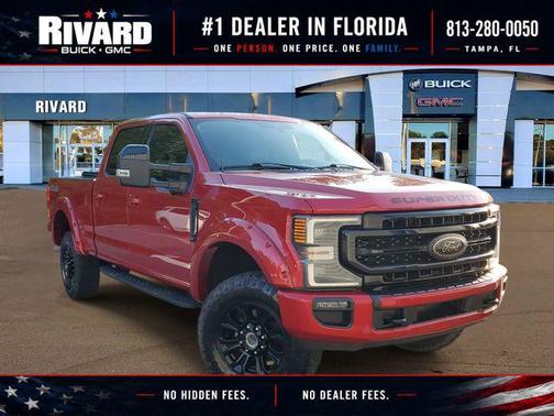 Rapid Red Metallic Tinted Clearcoat 2021 Ford F-350 Lariat