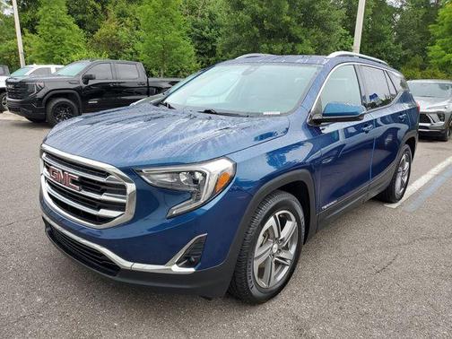 Blue Emerald Metallic 2021 GMC Terrain SLT