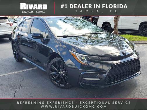 Black Sand Pearl 2021 Toyota Corolla SE