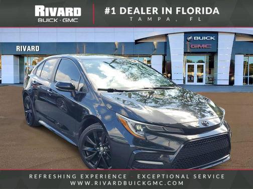 Black Sand Pearl 2021 Toyota Corolla SE