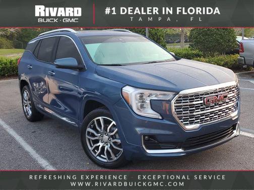 Downpour Metallic 2024 GMC Terrain Denali