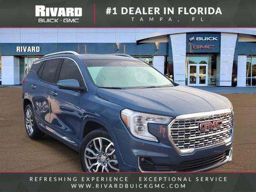 Downpour Metallic 2024 GMC Terrain Denali