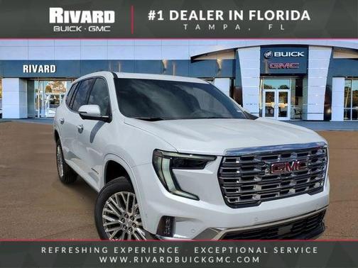 Glacier White Tricoat 2026 GMC Acadia Denali