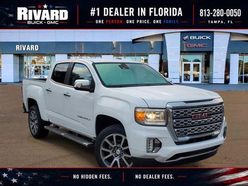 Summit White 2021 GMC Canyon Denali