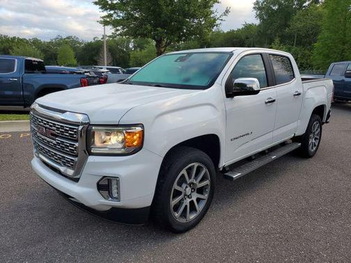 Summit White 2021 GMC Canyon Denali