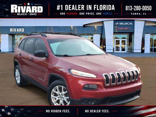 Deep Cherry Red Crystal Pearlcoat 2016 Jeep Cherokee Sport
