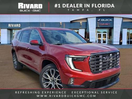 Volcanic Red Tintcoat 2026 GMC Acadia Denali