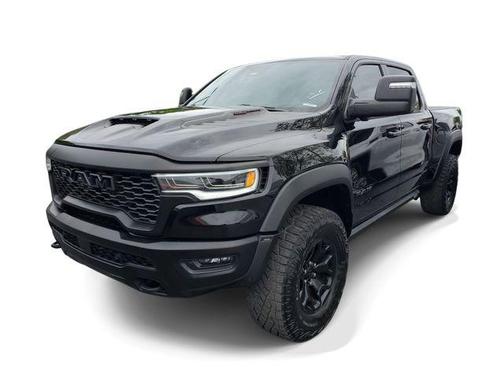 Diamond Black Crystal Pearlcoat 2025 RAM 1500 RHO Crew Cab 4x4 5'7' Box