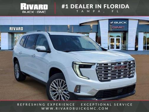 Glacier White Tricoat 2026 GMC Acadia Denali