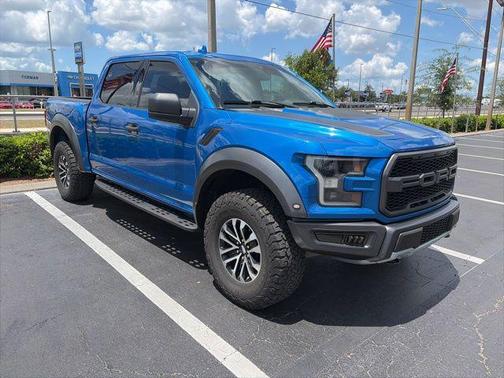 Blue 2019 Ford F-150 Raptor