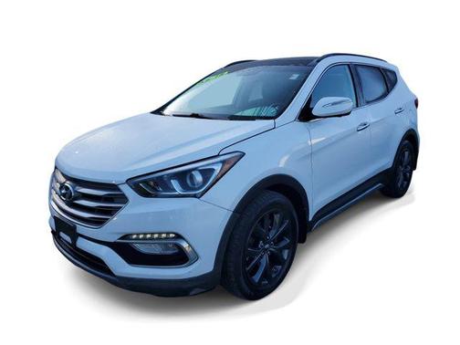 Pearl White 2018 Hyundai Santa Fe Sport 2.0L Turbo Ultimate