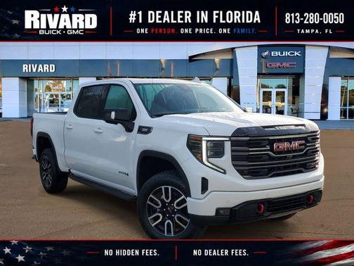 Summit White 2025 GMC Sierra 1500 AT4