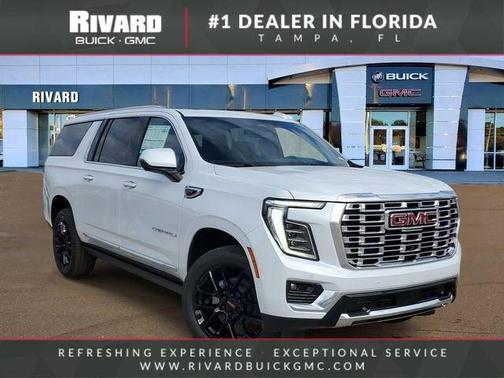 Glacier White Tricoat 2026 GMC Yukon XL Denali
