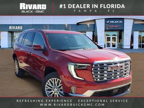 Volcanic Red Tintcoat 2026 GMC Acadia Denali