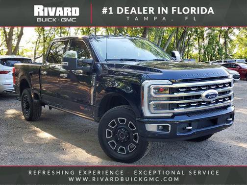 Antimatter Blue Metallic 2024 Ford F-250 Platinum