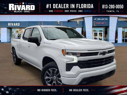 Summit White 2025 Chevrolet Silverado 1500 RST