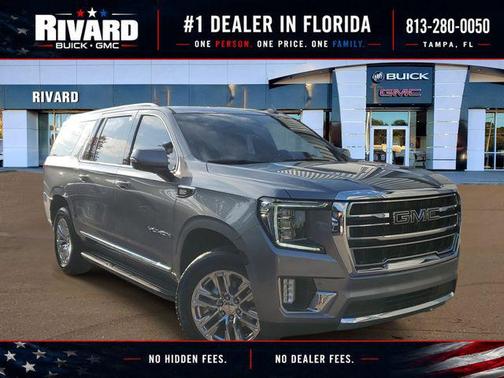Satin Steel Metallic 2022 GMC Yukon XL SLT