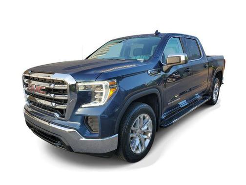 Pacific Blue Metallic 2021 GMC Sierra 1500 SLE