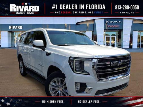 Summit White 2023 GMC Yukon SLT