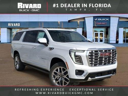 Glacier White Tricoat 2026 GMC Yukon XL Denali