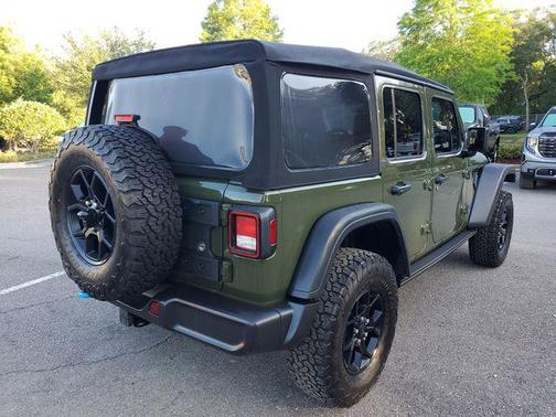 Sarge Green Clearcoat 2024 Jeep Wrangler 4xe Willys