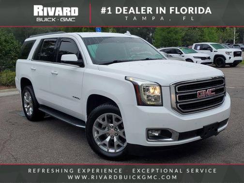 Summit White 2017 GMC Yukon SLT