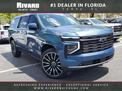 Lakeshore Blue Metallic 2025 Chevrolet Suburban 4WD High Country