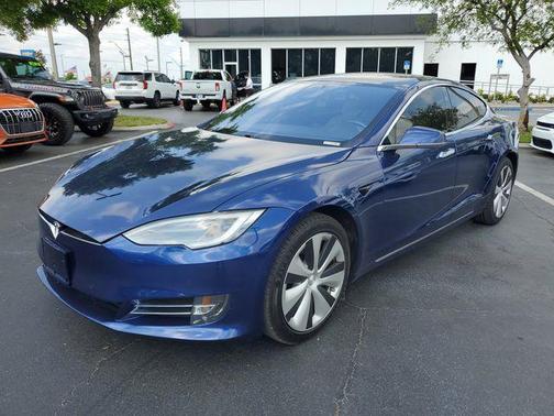 Blue 2020 Tesla Model S Long Range