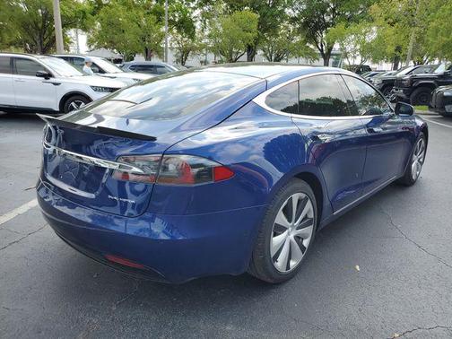 Blue 2020 Tesla Model S Long Range